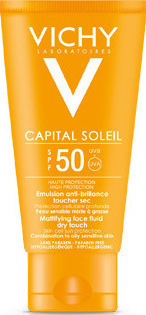 Vichy Capital Soleil Αδιάβροχη Αντηλιακή Κρέμα Προσώπου SPF50 50ml