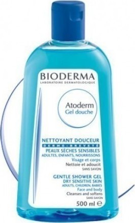 Bioderma Atoderm Gentle Dry Sensitive Skin Gel για το Σώμα 500ml