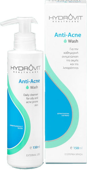 Target Pharma Hydrovit Anti-Acne Gel Καθαρισμού Προσώπου για Ακνεϊκές Επιδερμίδες 150ml