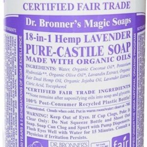 Dr Bronner's Pure-Castile Liquid Soap Lavender 473ml
