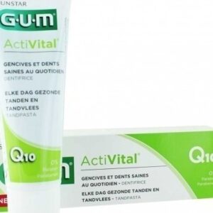 GUM 6050 Activital Q10 Οδοντόκρεμα κατά της Πλάκας 75ml