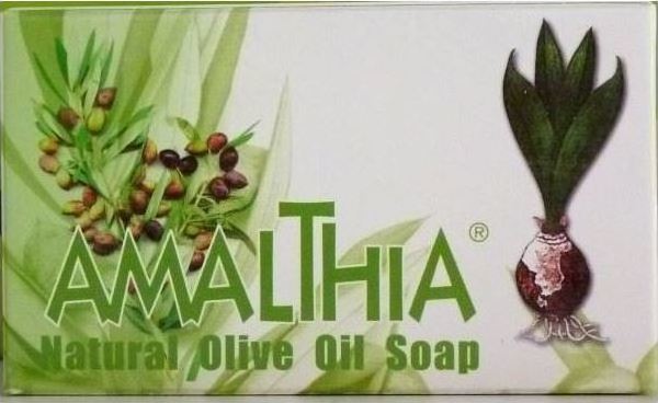 Amalthia Natural Olive Oil Μπάρα Σαπουνιού Καθαρισμού Προσώπου για Ακνεϊκές Επιδερμίδες 125gr