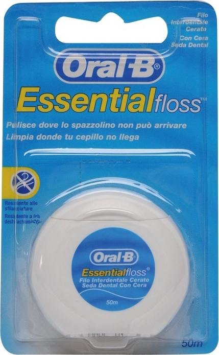 Oral-B Essential Floss Κερωμένο Οδοντικό Νήμα 50m