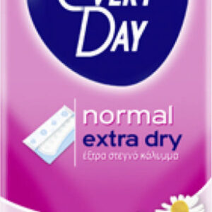 Every Day Extra Dry Normal με Εκχύλισμα Χαμομηλιού Σερβιετάκια 20τμχ