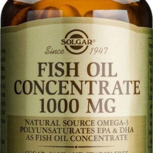 Solgar Fish Oil Concentrate Ιχθυέλαιο 1000mg 60 μαλακές κάψουλες