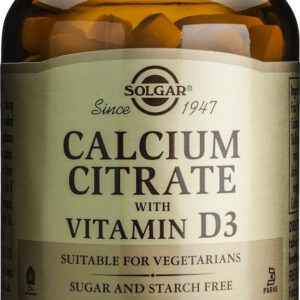 Solgar Calcium Citrate with Vitamin D3 60 ταμπλέτες