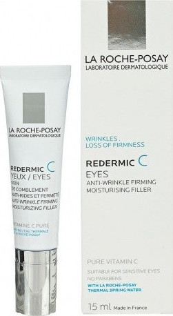 La Roche Posay Redermic C Αντιγηραντική & Συσφικτική Κρέμα Ματιών κατά των Μαύρων Κύκλων με Υαλουρονικό Οξύ & Βιταμίνη C 15ml - Image 6