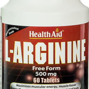 Health Aid L-Arginine 60 Ταμπλέτες Unflavoured