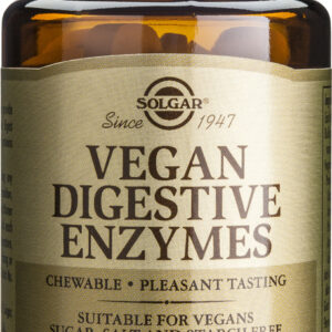 Solgar Vegan Digestive Enzymes χωρίς Γλουτένη 50 ταμπλέτες 50 μασώμενες ταμπλέτες