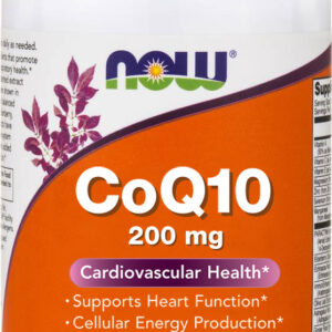 Now Foods CoQ10 200mg 60 φυτικές κάψουλες