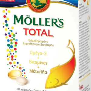 Moller's Total Ιχθυέλαιο 28 ταμπλέτες 28 κάψουλες