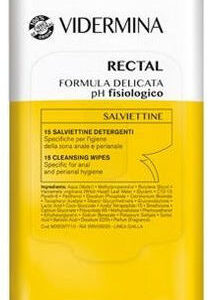 Epsilon Health Vidermina Rectal Μαντηλάκια για Αιμορροΐδες 15τμχ