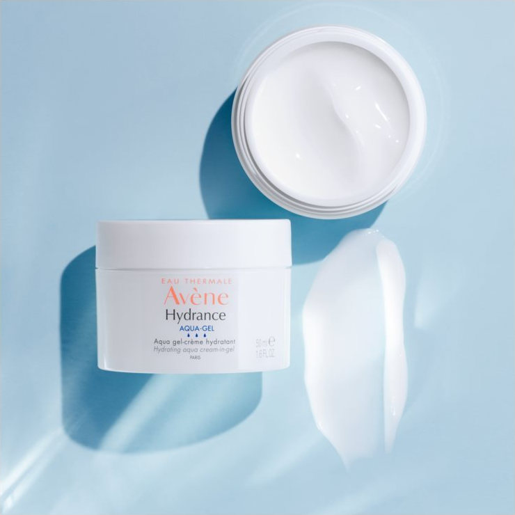 Eau Thermale Avène Hydrance Aqua-Gel Light Gel Προσώπου για Ενυδάτωση & Ρύθμιση Λιπαρότητας 50ml - Image 3