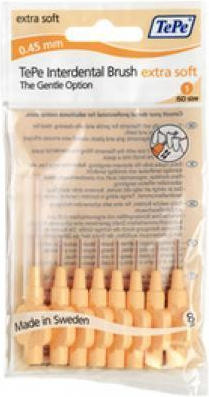 TePe Extra Soft Μεσοδόντια Βουρτσάκια 0.45mm Πορτοκαλί 8τμχ - Image 3