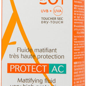 A-Derma Mattifying Fluid Protect AC Αντηλιακή Κρέμα Προσώπου SPF50 40ml