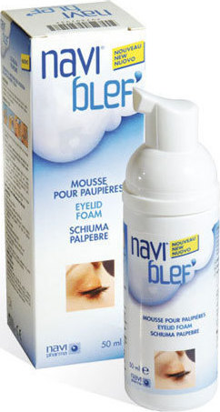 Novax Pharma Naviblef Αφρός Καθαρισμού για τα Μάτια 50ml