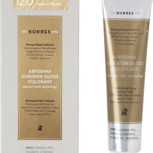 Korres Abyssinia Superior Gloss Colorant Βαφή Μαλλιών Χωρίς Αμμωνία 12.0 Special Blonde 50ml