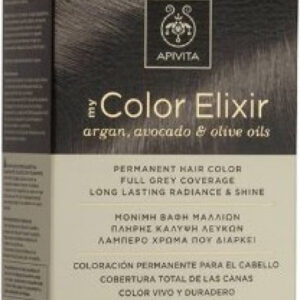 Apivita My Color Elixir Βαφή Μαλλιών Χωρίς Αμμωνία 6.18 Ξανθό Σκούρο Σαντρέ Περλέ 50ml