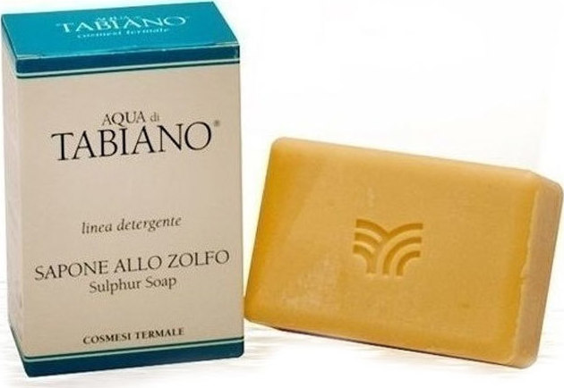 Tabiano Zolfo Cleansing Bar Μπάρα Σαπουνιού 100gr