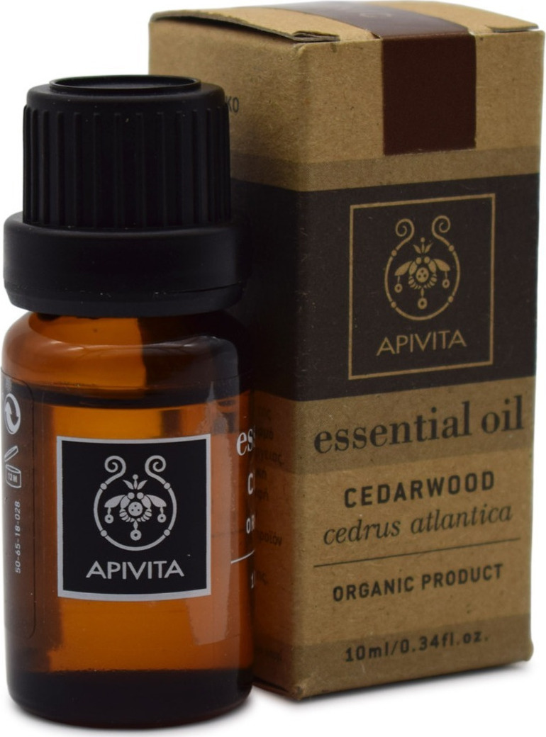 Apivita Cedarwood Essential Oil Βιολογικό Αιθέριο Έλαιο Κέδρος 10ml