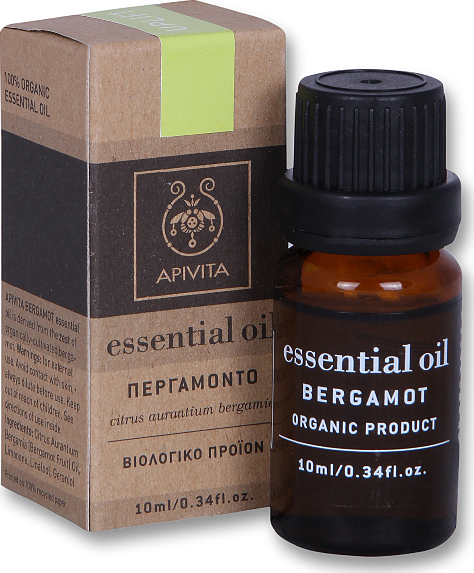 Apivita Bergamot Essential Oil Βιολογικό Αιθέριο Έλαιο Περγαμόντο 10ml