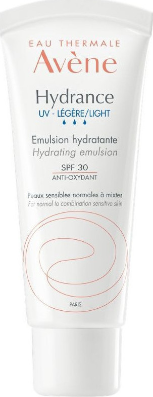 Eau Thermale Avène Hydrance UV Light 24ωρο Ενυδατικό & Ρυθμιστικό Γαλάκτωμα Προσώπου Ημέρας με SPF30 40ml