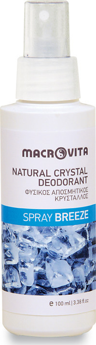 Macrovita Breeze Αποσμητικός Κρύσταλλος σε Spray 100ml
