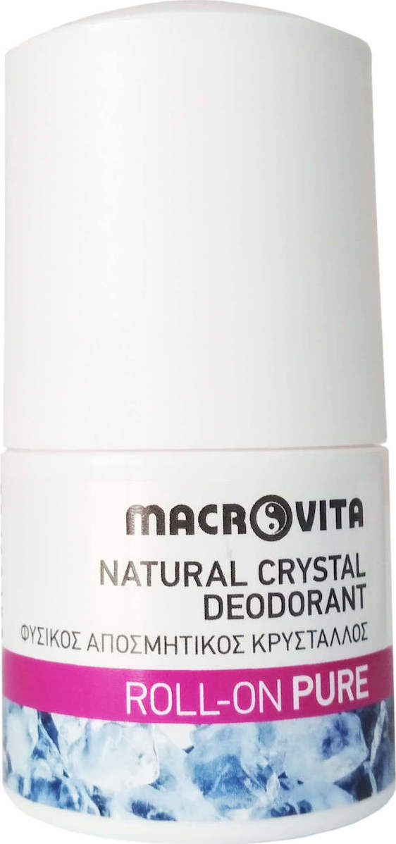 Macrovita Pure Αποσμητικός Κρύσταλλος σε Roll-On 50ml