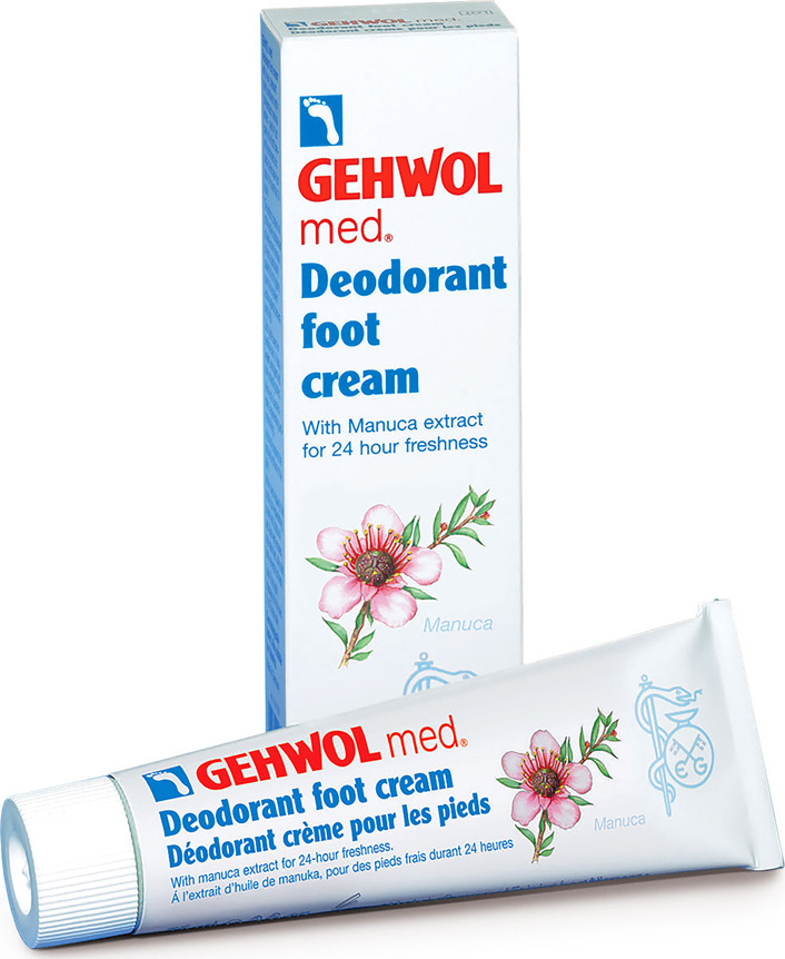 Gehwol Med Foot Cream Αποσμητικό 24h σε Κρέμα για Μύκητες Ποδιών 125ml