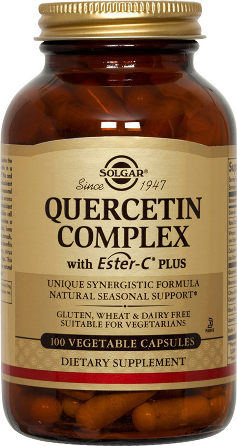 Solgar Quercetin Complex with Ester C Plus 100 x 1 φυτικές κάψουλες