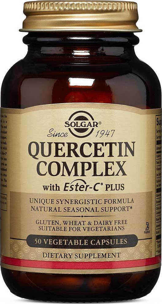 Solgar Quercetin Complex with Ester C Plus 50 φυτικές κάψουλες