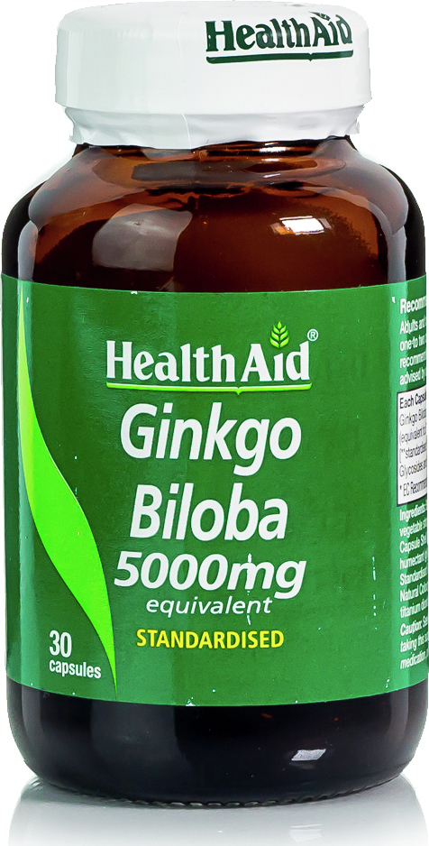 Health Aid Ginkgo Biloba 5000mg 30 κάψουλες