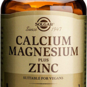 Solgar Calcium Magnesium Plus Zinc 100 ταμπλέτες