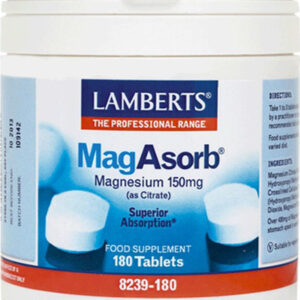 Lamberts MagAsorb 150mg 180 ταμπλέτες
