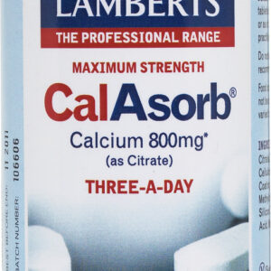 Lamberts Maximum Strength CalAsorb Calcium (as Citrate) 800mg 60 ταμπλέτες