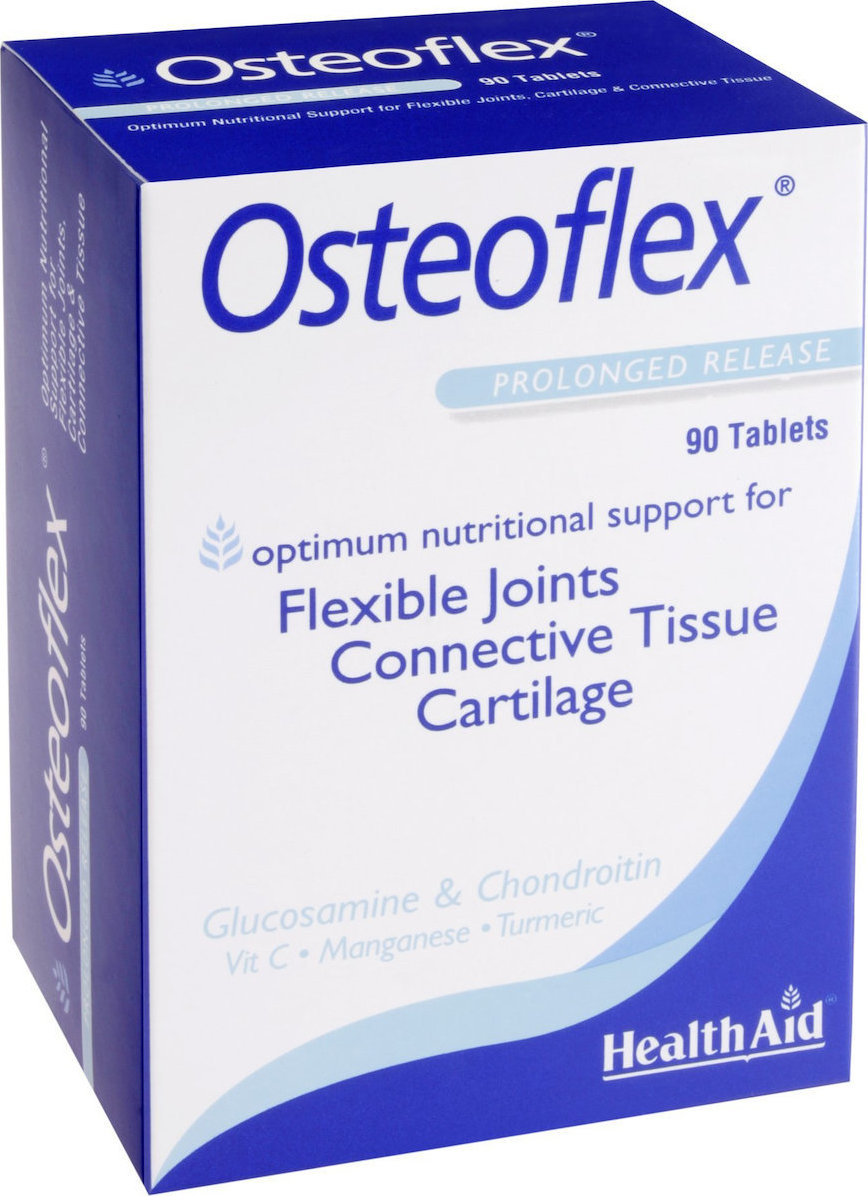 Health Aid Osteoflex Prolonged Release Συμπλήρωμα για την Υγεία Αρθρώσεων & Οστών 90 ταμπλέτες