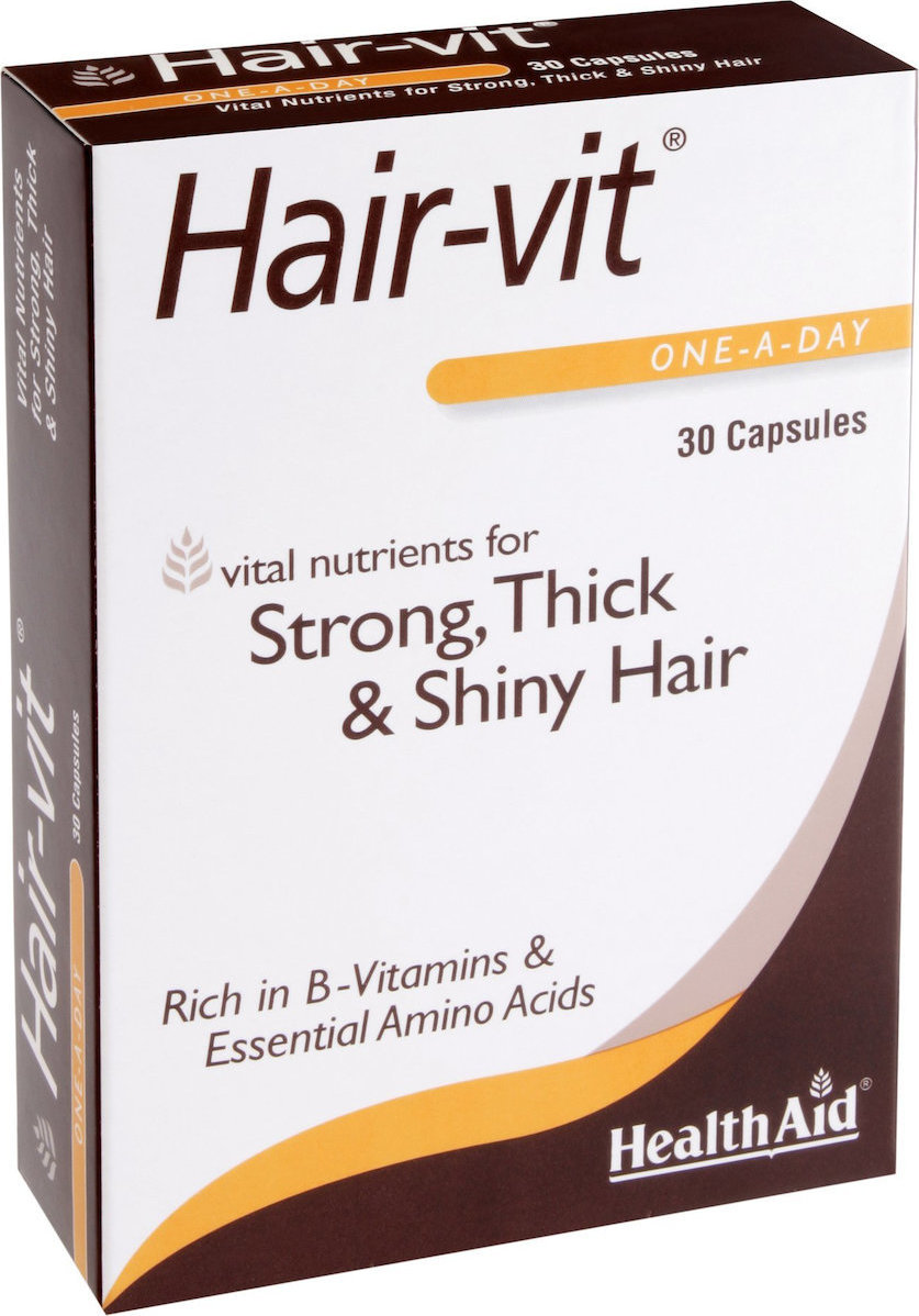 Health Aid Hair-Vit Ειδικό Συμπλήρωμα Διατροφής 30 κάψουλες