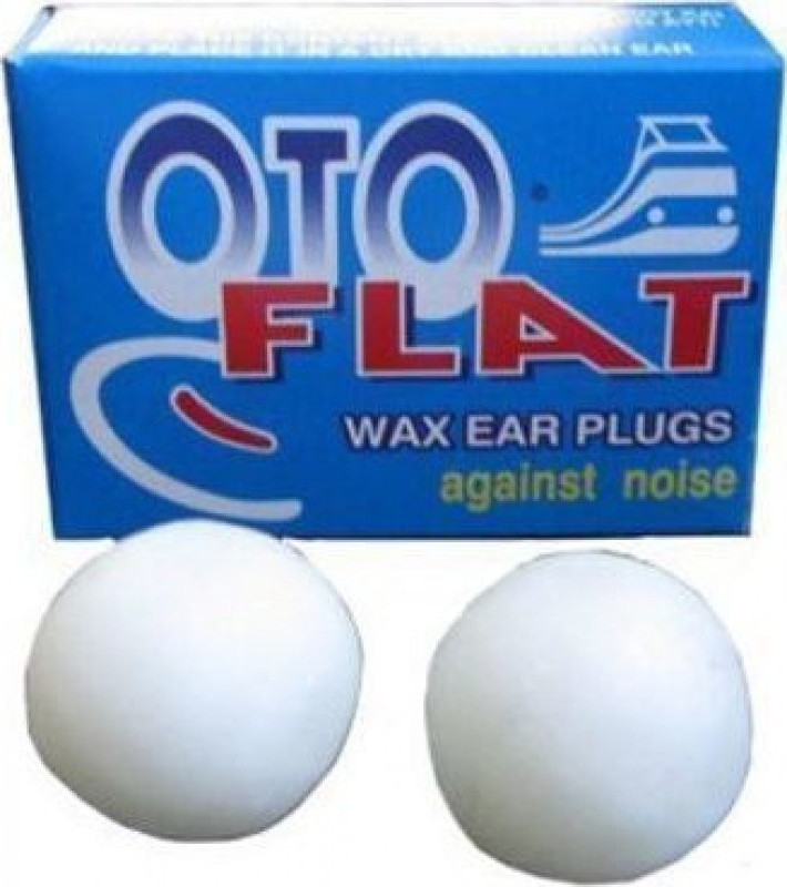 Oto Flat Ωτοασπίδες Κεριού 2τμχ σε Λευκό Χρώμα