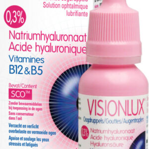 Novax Pharma Visionlux Οφθαλμικές Σταγόνες με Υαλουρονικό Οξύ για Ξηροφθαλμία 10ml