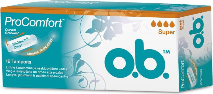 O.B. Ταμπόν ProComfort SilkTouch για Κανονική Ροή 16τμχ