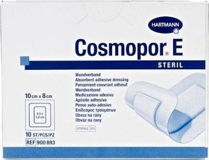 Hartmann Cosmopor E Αυτοκόλλητες Γάζες 10x8cm 10τμχ