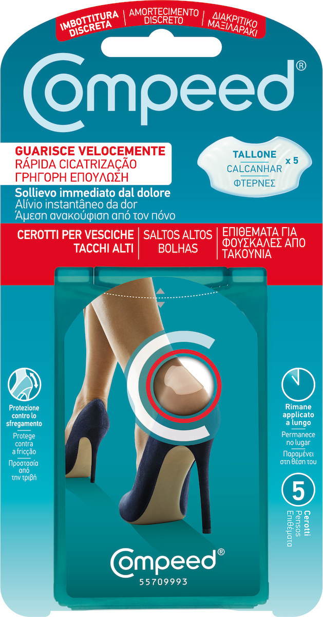 Compeed Επιθέματα Blisters High Heels με Gel για Φουσκάλες Medium 5τμχ