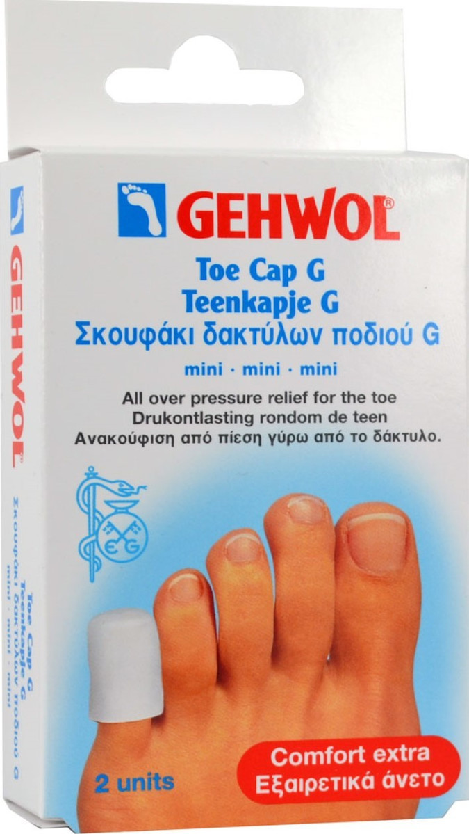 Gehwol Επιθέματα Toe Cap G με Gel για τους Κάλους Small 2τμχ 1126934