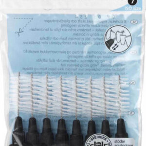 TePe Original Μεσοδόντια Βουρτσάκια 1.5mm Μαύρα 8τμχ