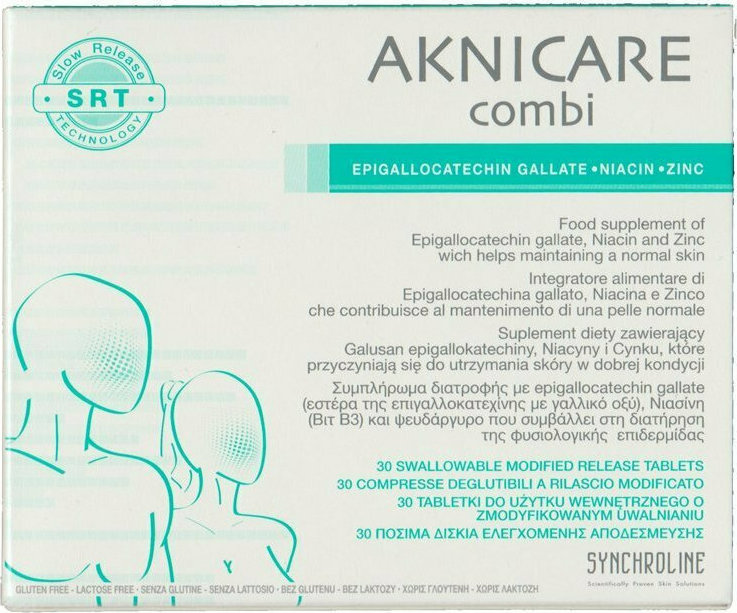 Synchroline Aknicare Combi Ειδικό Συμπλήρωμα Διατροφής 30 κάψουλες - Image 3