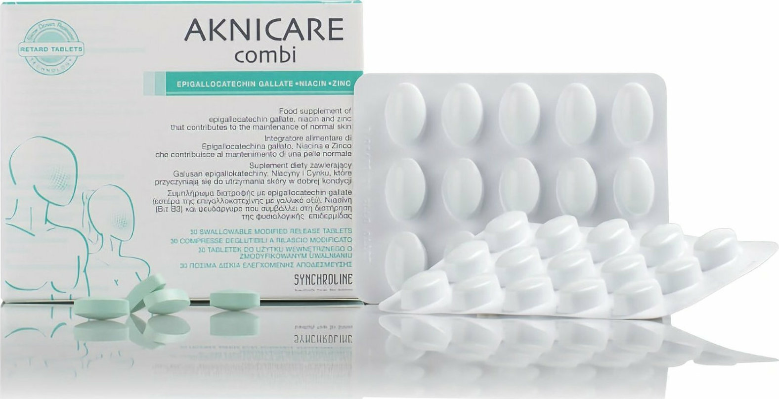Synchroline Aknicare Combi Ειδικό Συμπλήρωμα Διατροφής 30 κάψουλες - Image 5