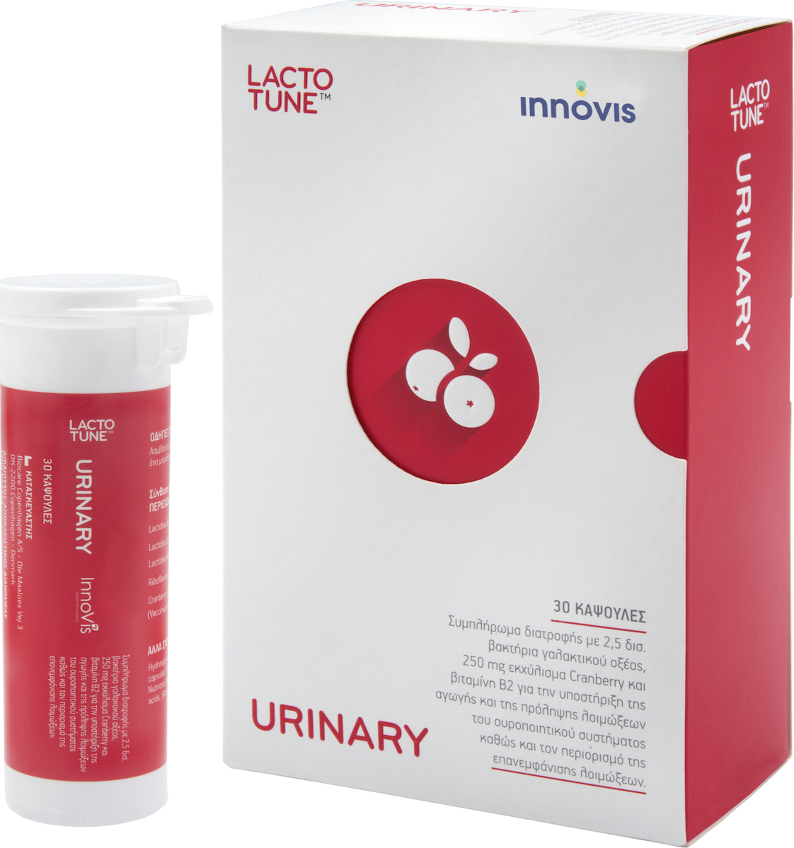 Lactotune Urinary Ειδικό Συμπλήρωμα Διατροφής 30 κάψουλες
