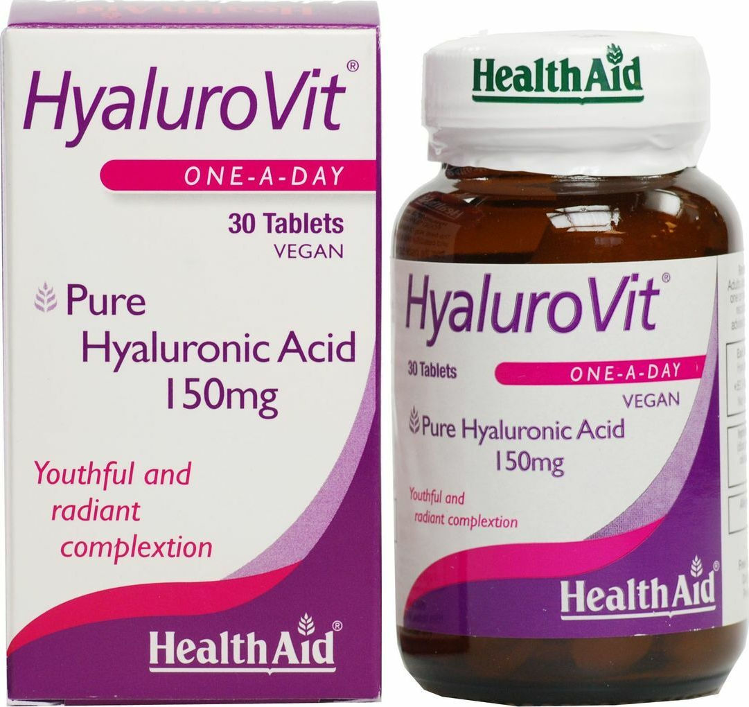 Health Aid Hyalurovit Συμπλήρωμα για την Υγεία Αρθρώσεων & Οστών 30 ταμπλέτες