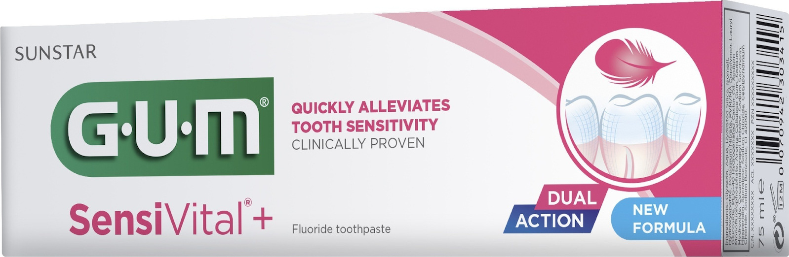 GUM SensiVital Οδοντόκρεμα για Ευαίσθητα Δόντια 75ml