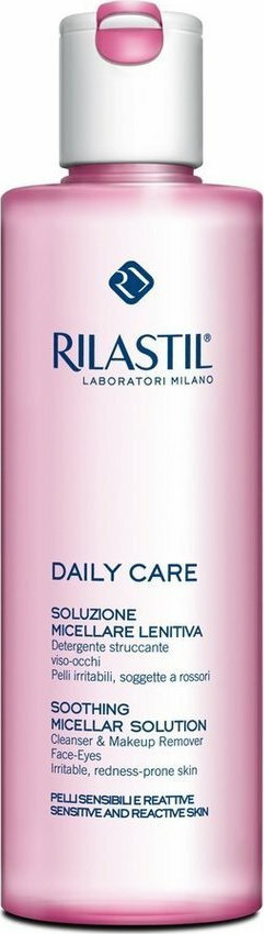 Rilastil Daily Care Soothing Micellar Solution Micellar Water Αφαίρεσης Μακιγιάζ Προσώπου 250ml